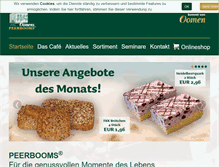 Tablet Screenshot of peerbooms.de